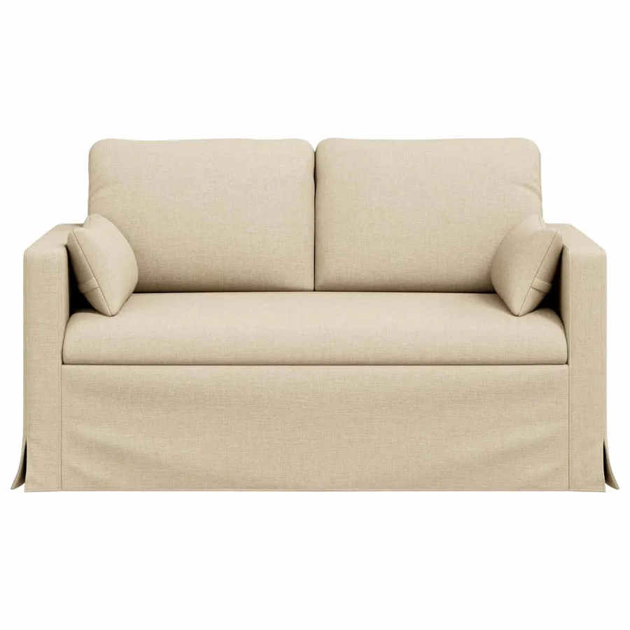 Canapé Crème 139 x 78 x 80 cm tissu - 4