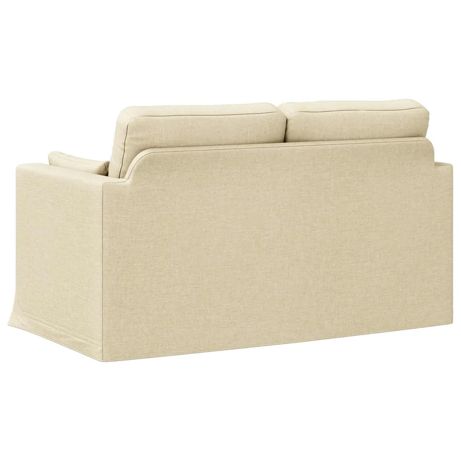 Canapé Crème 139 x 78 x 80 cm tissu - 6