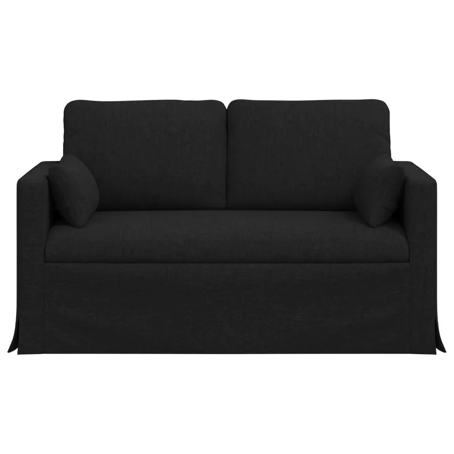 Canapé Noir 139 x 78 x 80 cm tissu - 4