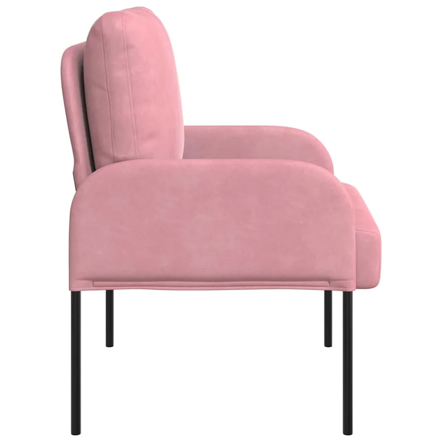 Canapés avec coussin 55cm Rose Contreplaqué - 5