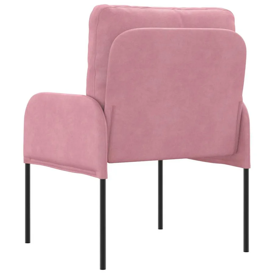 Canapés avec coussin 55cm Rose Contreplaqué - 6
