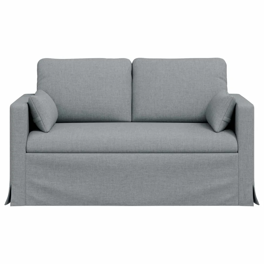 Canapé Gris clair 139 x 78 x 80 cm tissu - 4