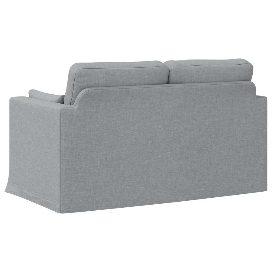 Canapé Gris clair 139 x 78 x 80 cm tissu - 6