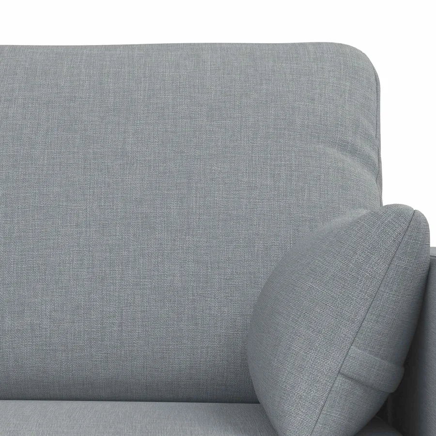 Ensemble de Canapés 2 pcs Gris clair 139 x 78 x 80 cm tissu - 6