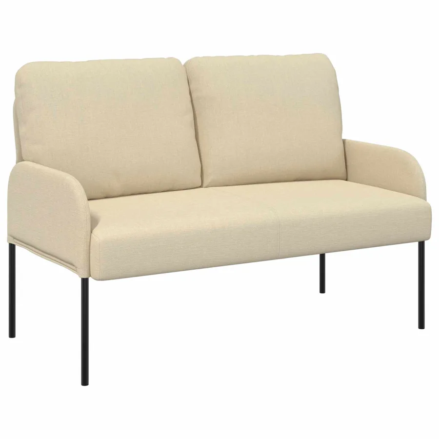 Ensembles de canapés 3 pcs Crème 115 x 56 x 80 cm Contreplaqué - 5