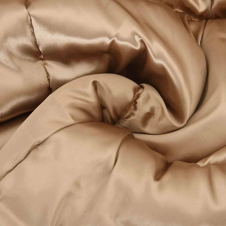 Duvet d'hiver Doré 155 x 220 cm Satin et Microfibre - 6