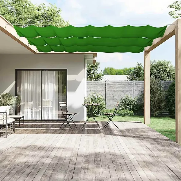 Auvent vertical Vert clair 60x1000 cm Tissu oxford