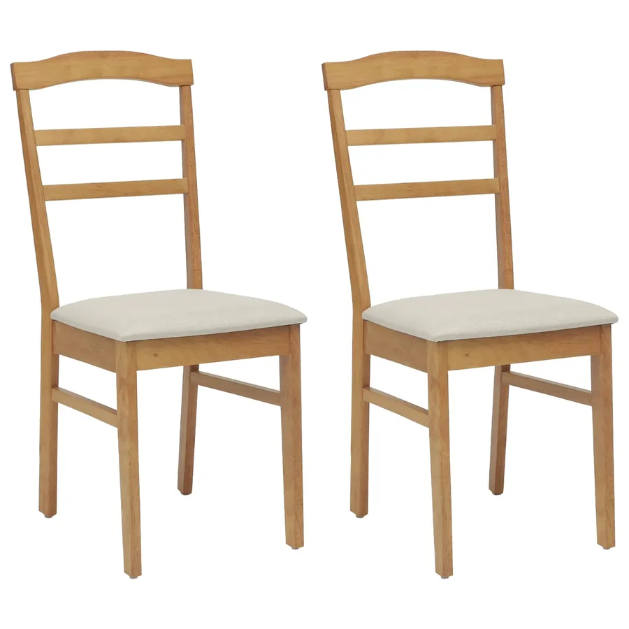 Chaise de salle à manger 2 pcs Naturel et clair - 2