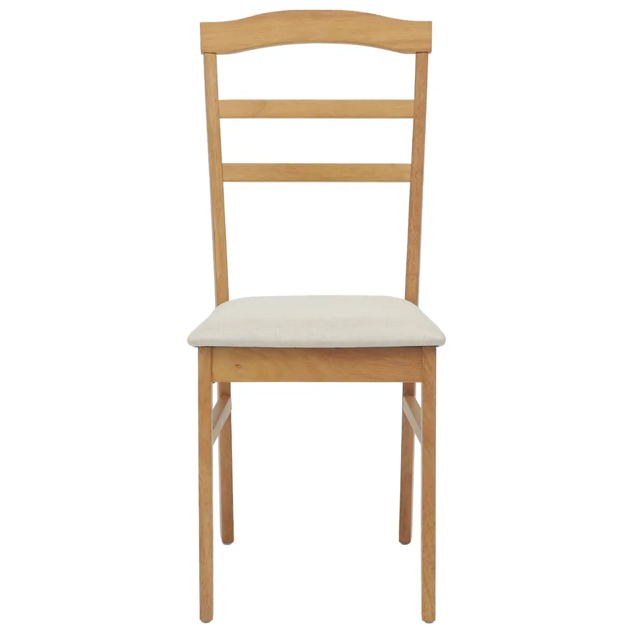 Chaise de salle à manger 2 pcs Naturel et clair - 5