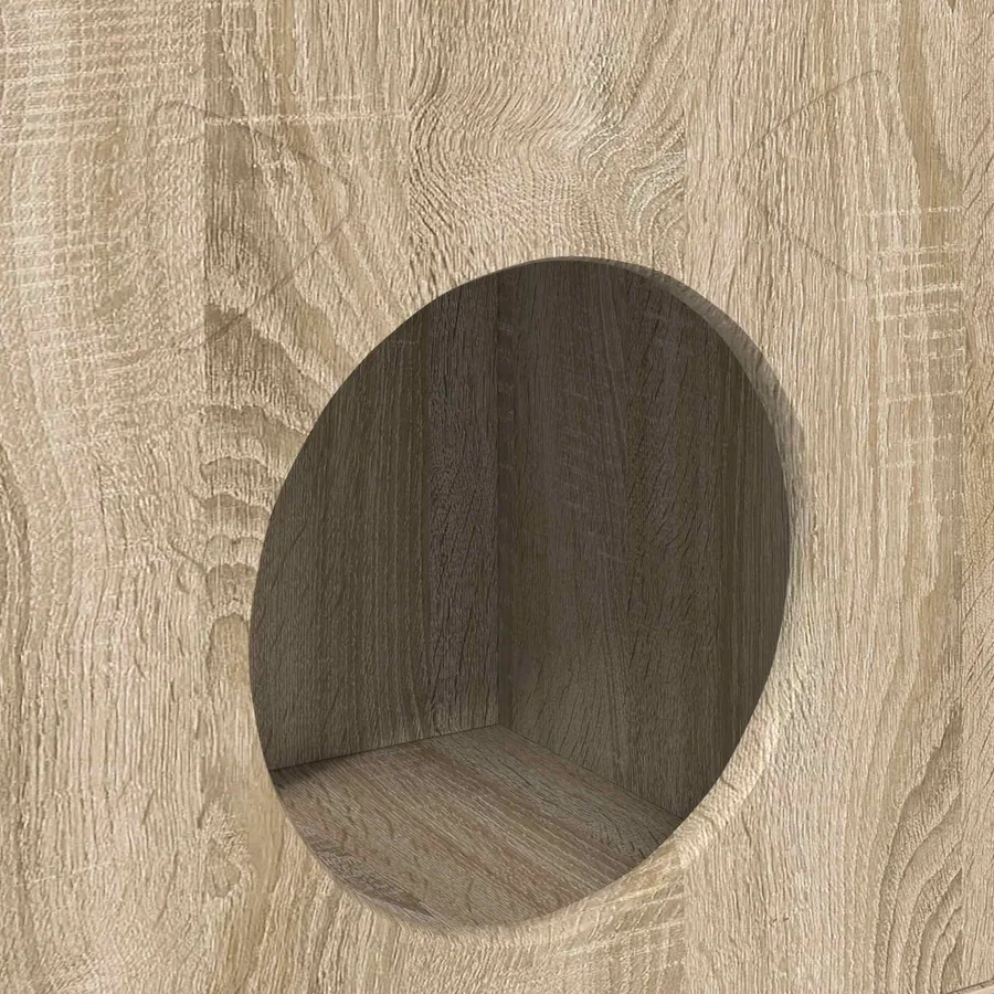 Maison pour chat Sonoma 72 x 42.5 x 70 cm Bois d'ingénierie - 11