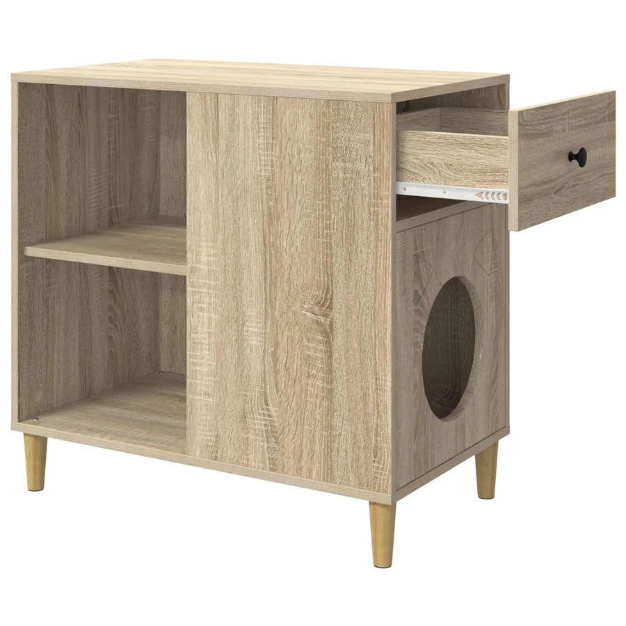 Maison pour chat Sonoma 72 x 42.5 x 70 cm Bois d'ingénierie - 5