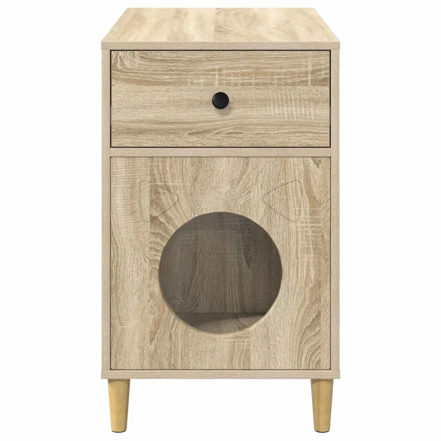Maison pour chat Sonoma 72 x 42.5 x 70 cm Bois d'ingénierie - 7