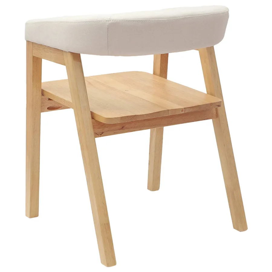 Chaises de salle à manger 2 pcs Naturel 54 x 57 x 73 cm - 7