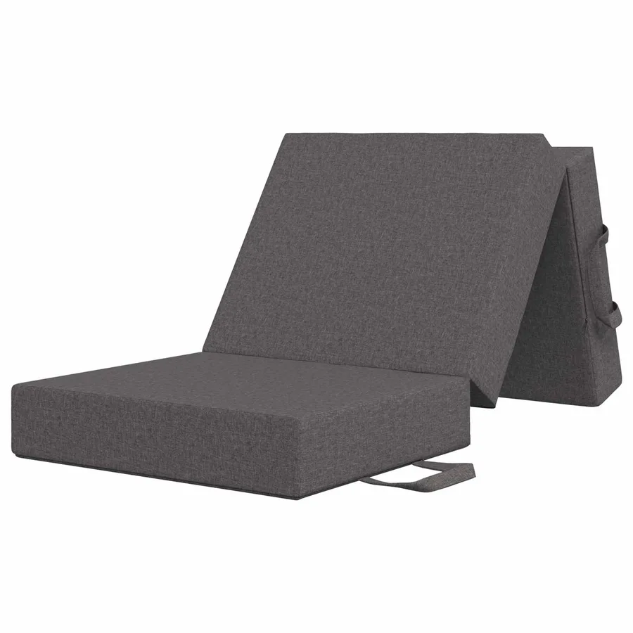 Canapé-lit pliable 90 x 67 x 45 cm Gris clair - 3