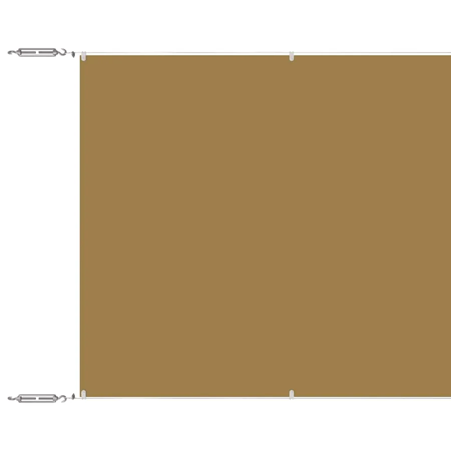 Auvent vertical Beige 60x600 cm Tissu oxford - 2