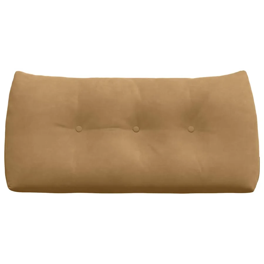 Coussin de Dos Marron 100 x 24 x 50 cm Velours - 6