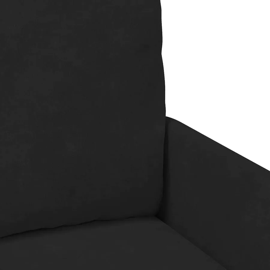 Canapés avec coussin 55cm Noir Contreplaqué - 7