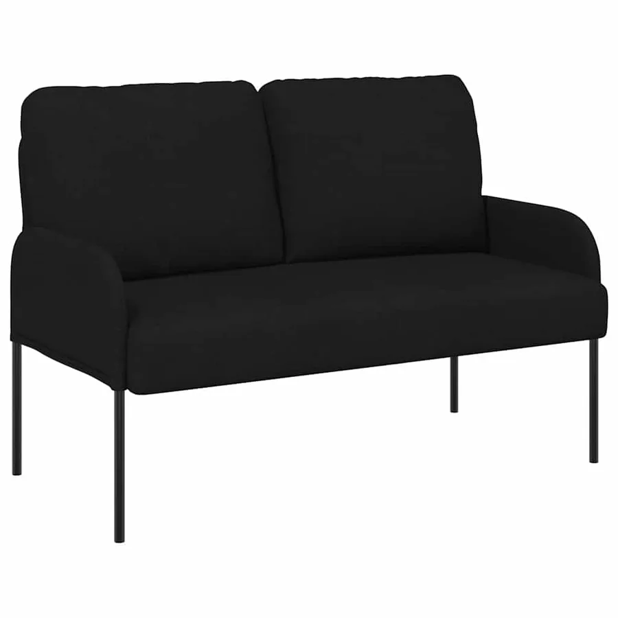 Canapés avec coussin 110cm Noir Contreplaqué - 2