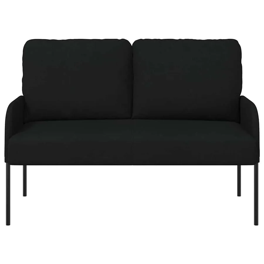 Canapés avec coussin 110cm Noir Contreplaqué - 4