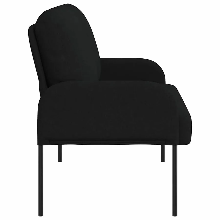 Canapés avec coussin 110cm Noir Contreplaqué - 5