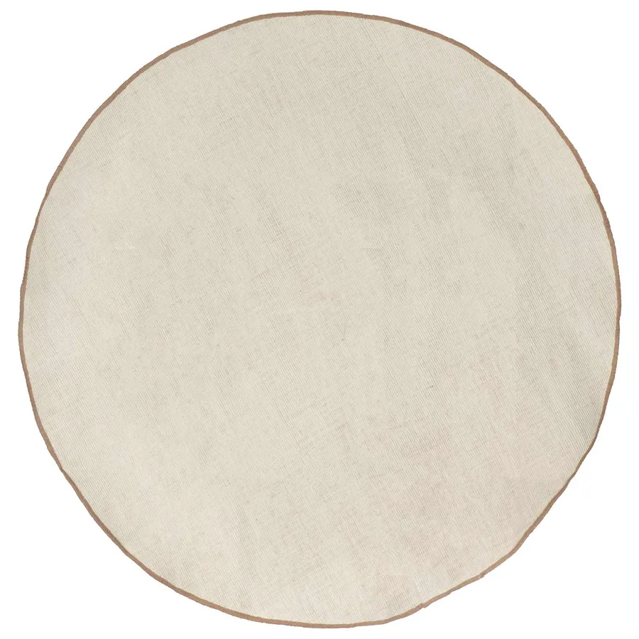 Tapis de surface Naturel Ø 150 cm Jute - 2