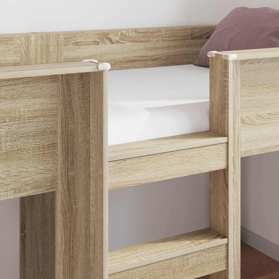Lit Superposé pour Enfants Chêne Sonoma 75 x 190 cm - 3