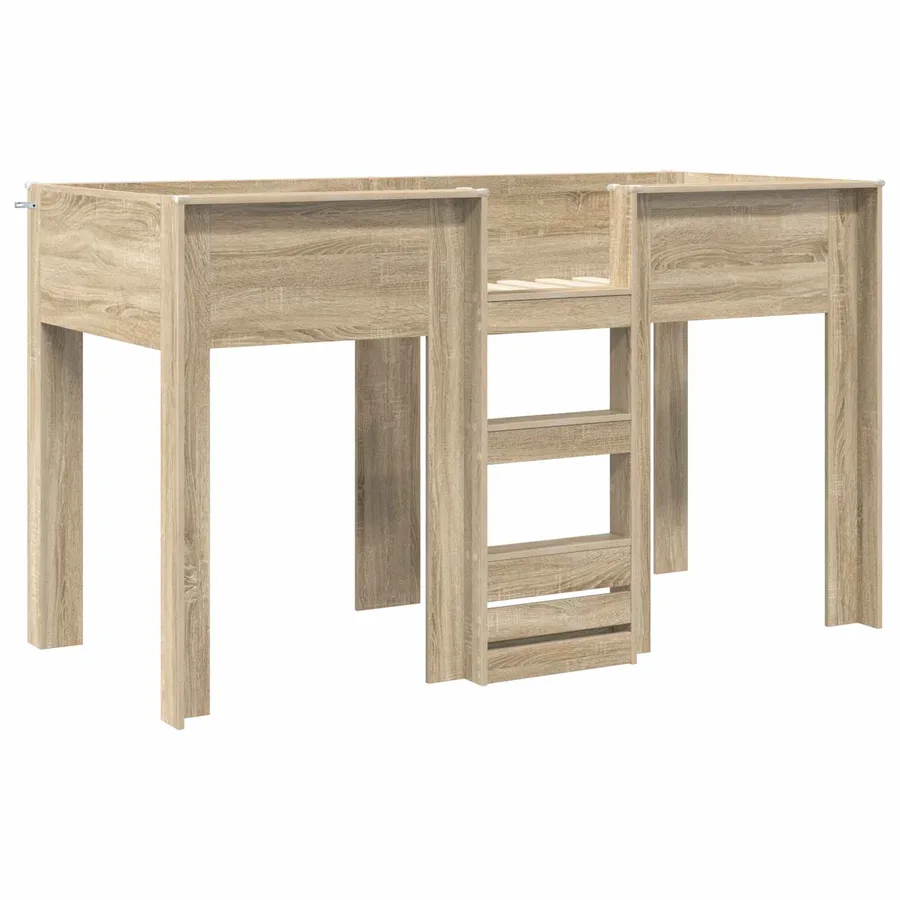 Lit Superposé pour Enfants Chêne Sonoma 75 x 190 cm - 4
