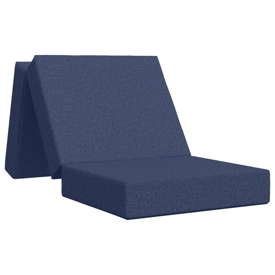Canapé-lit pliable 75 x 67 x 45 cm Bleu - 2
