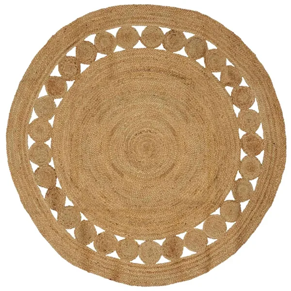 Tapis de surface Naturel Ø 180 cm Jute