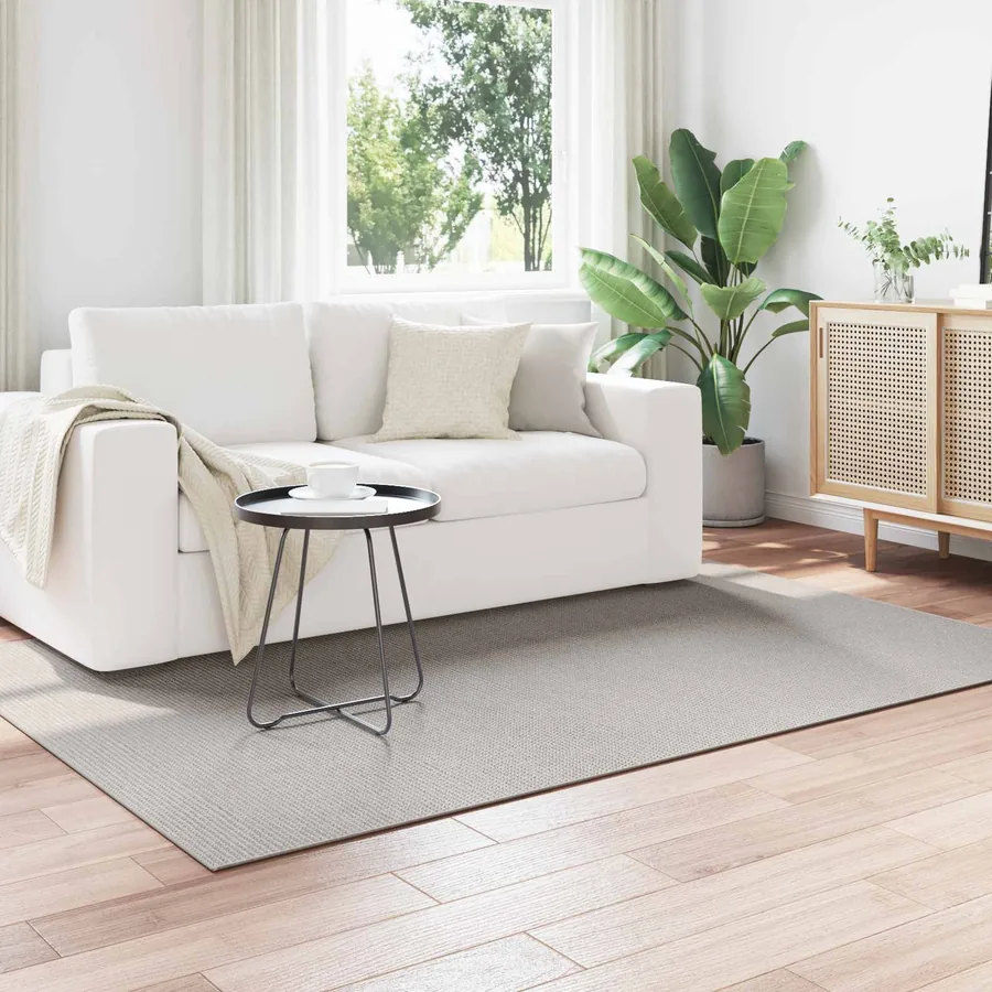 Tapis de surface LUGO Crème et gris 230 x 160 cm Polyester