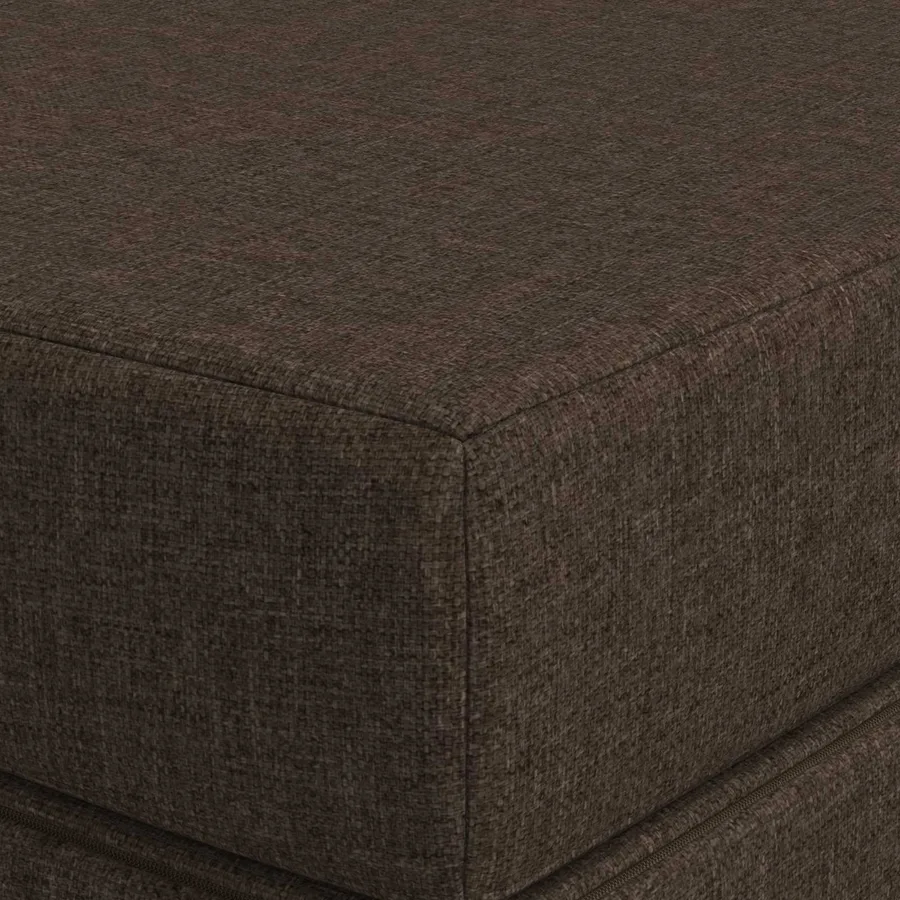 Canapé-lit pliable 100 x 67 x 45 cm Taupe - 6