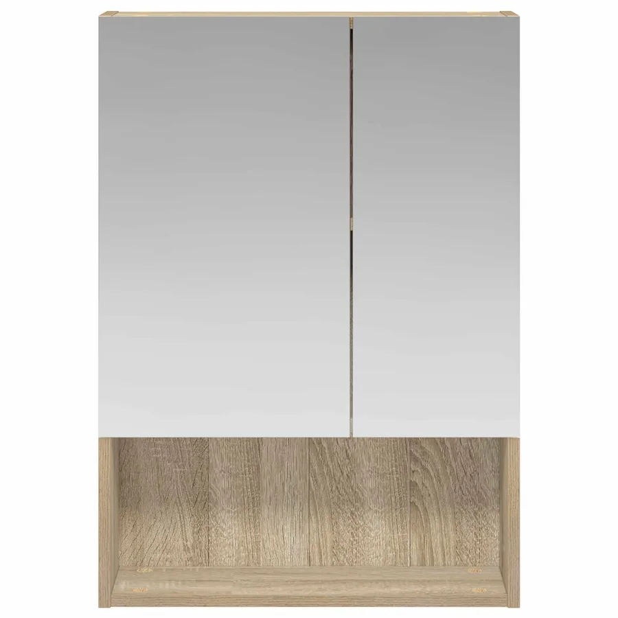 Armoire Miroir de Salle de Bain Chêne Sonoma 50 x 14,5 x 70 cm - 5