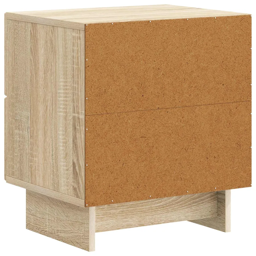 Cabinet de chevet 2 pcs Chêne Sonoma 43 x 34,5 x 47,5 cm - 9