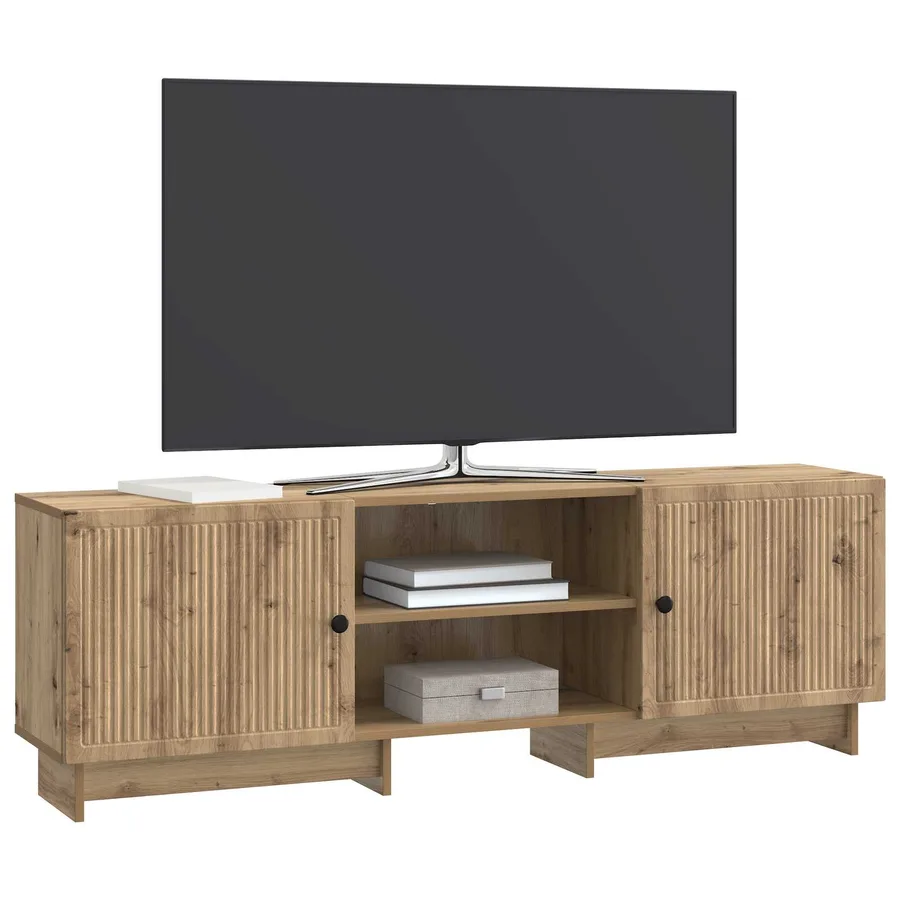 Meuble TV 150 x 31 x 50 cm Chêne artisanal Bois d’ingénierie - 3