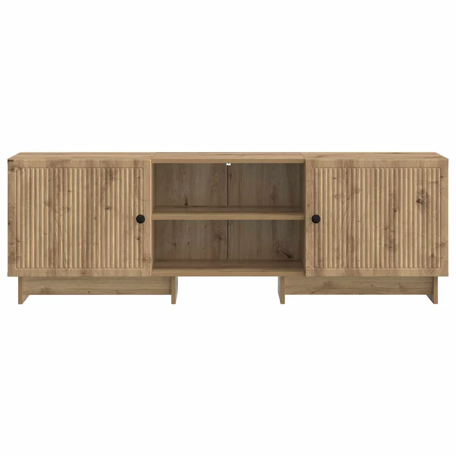 Meuble TV 150 x 31 x 50 cm Chêne artisanal Bois d’ingénierie - 6