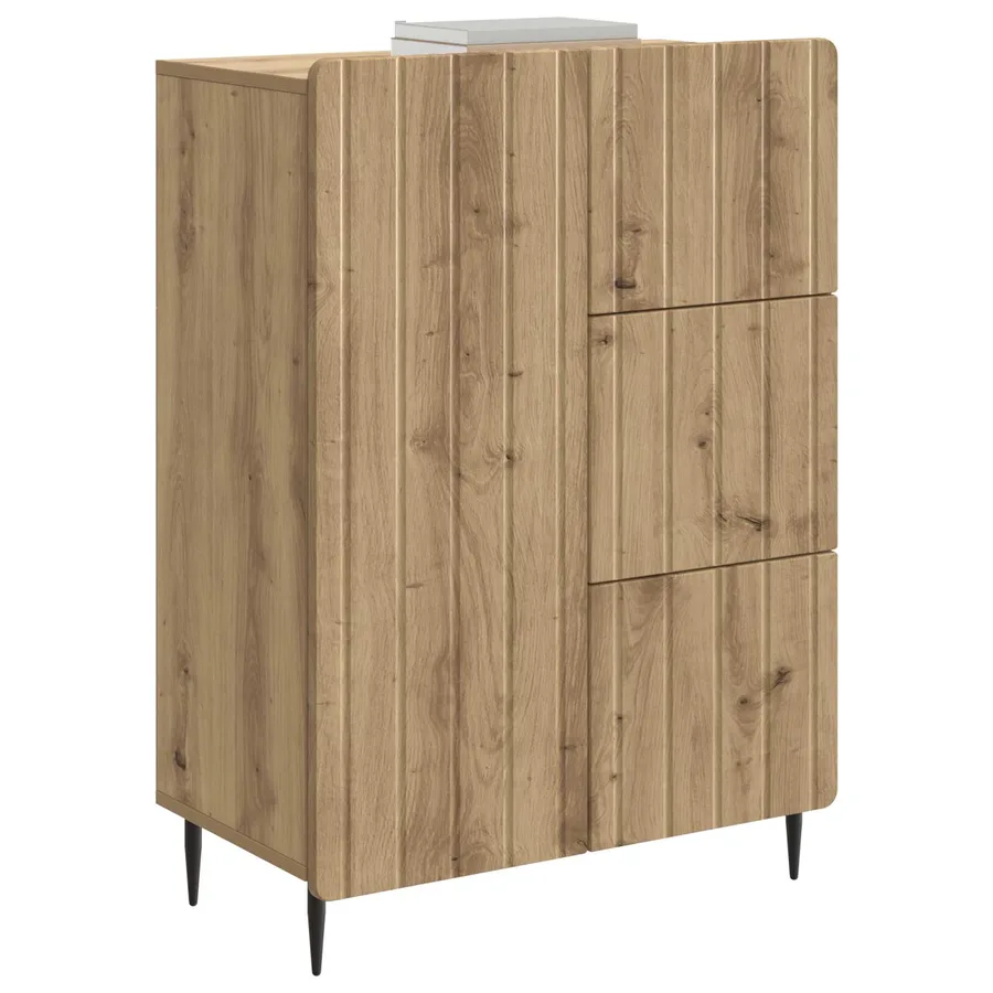 Buffet Chêne artisanal 66 x 34,5 x 91,5 cm Bois d'ingénierie - 3