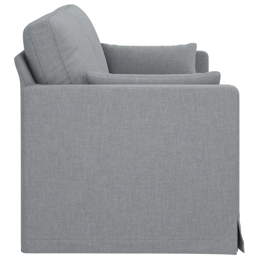 Canapé Gris clair 78 x 78 x 80 cm tissu - 5