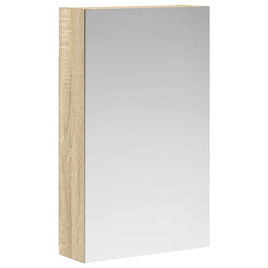 Armoire Miroir de Salle de Bain Chêne Sonoma 30 x 10,5 x 50 cm - 2
