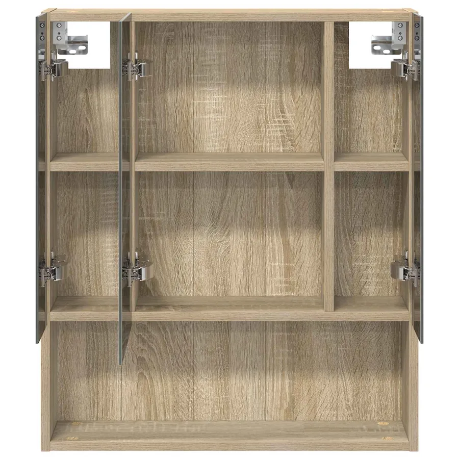 Armoire Miroir de Salle de Bain Chêne Sonoma 60 x 14.5 x 70 cm - 6