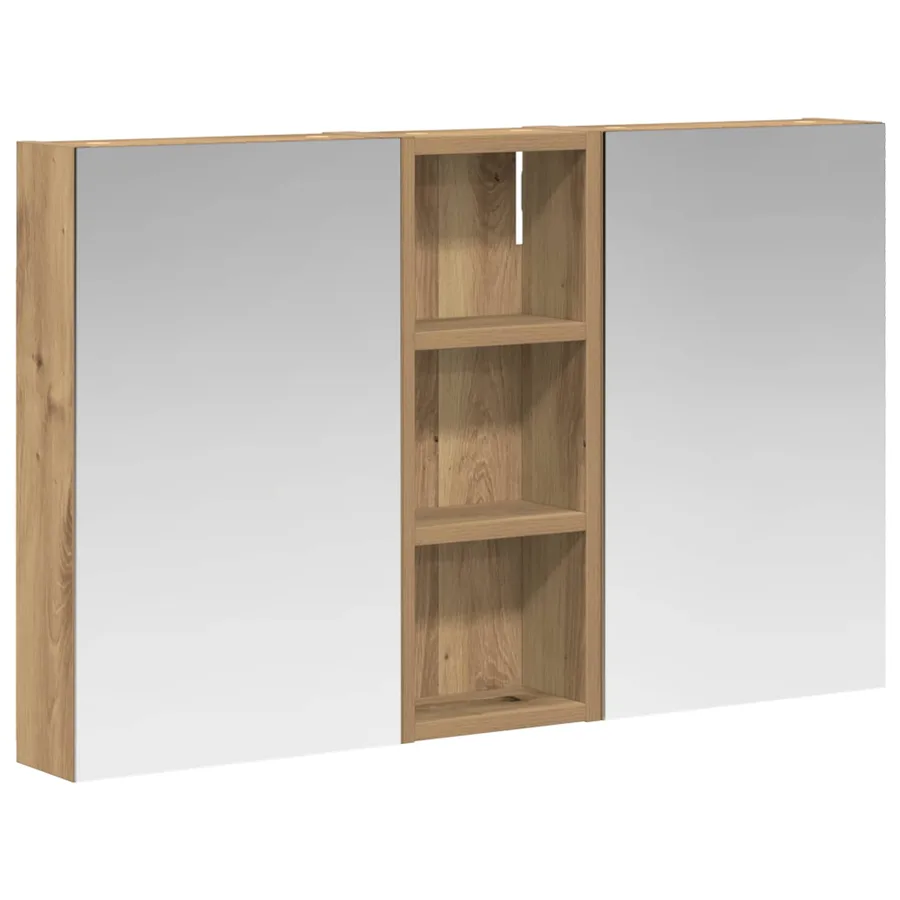 Ensemble de Meubles de Salle de Bain 3 pc 80 x 10,5 x 50 cm - 2