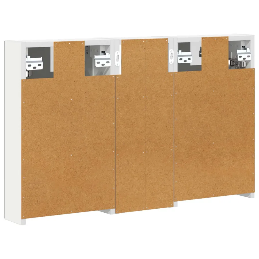 Ensemble de Meubles de Salle de Bain 3 pcs 80 x 10,5 x 50 cm - 9