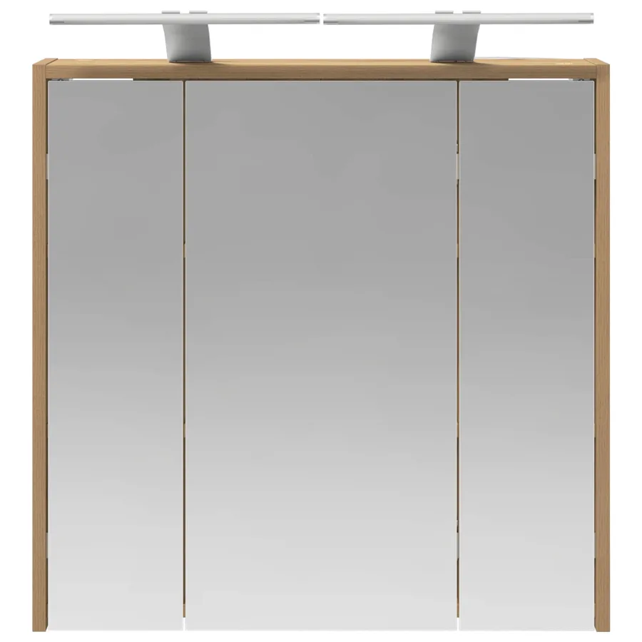 Armoire Miroir de Salle de Bain Chêne artisan - 6