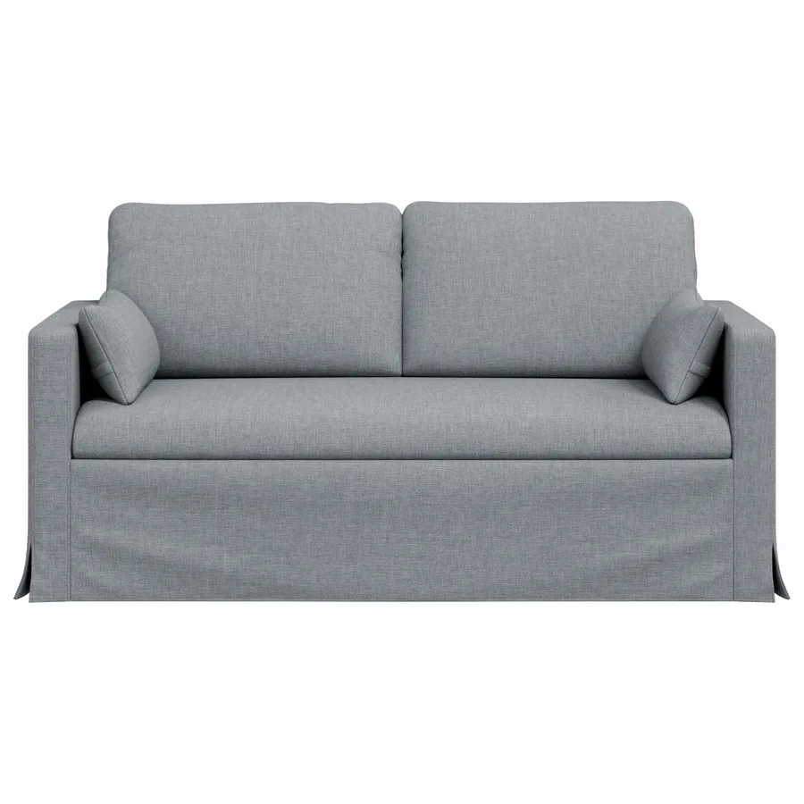 Canapé Gris clair 158 x 78 x 80 cm tissu - 4