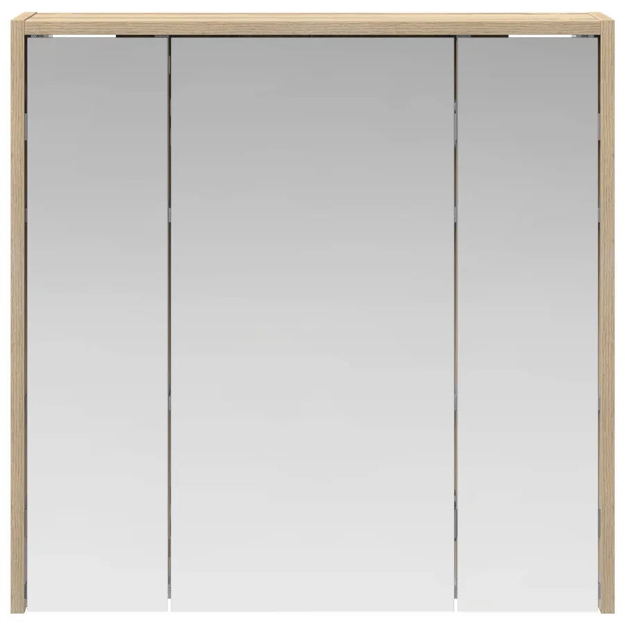 Armoire Miroir de Salle de Bain Chêne Sonoma - 5