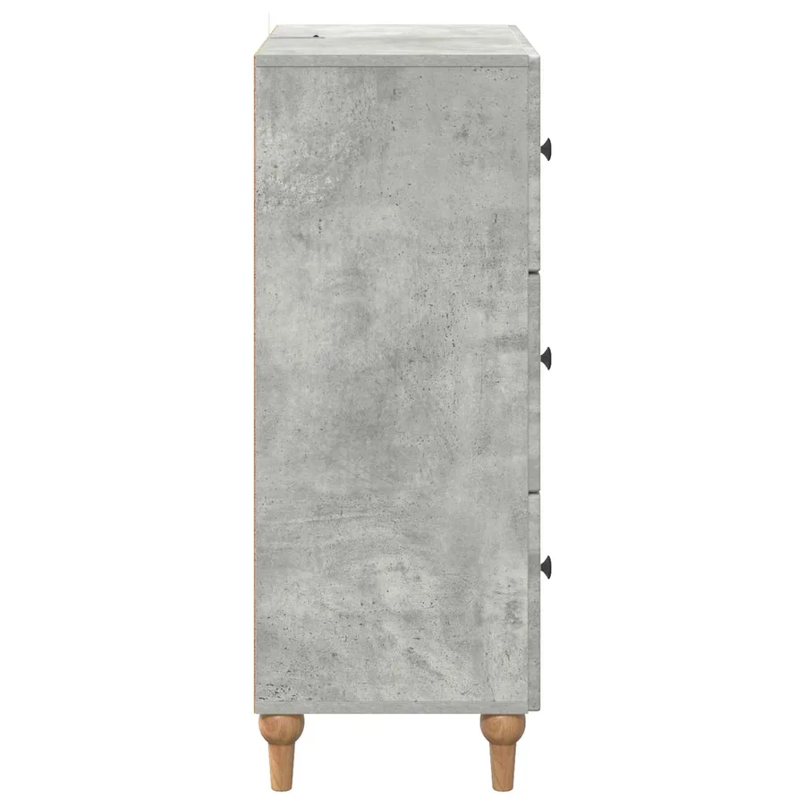 Armoire à tiroirs Gris béton 66 x 34,5 x 90 cm - 7