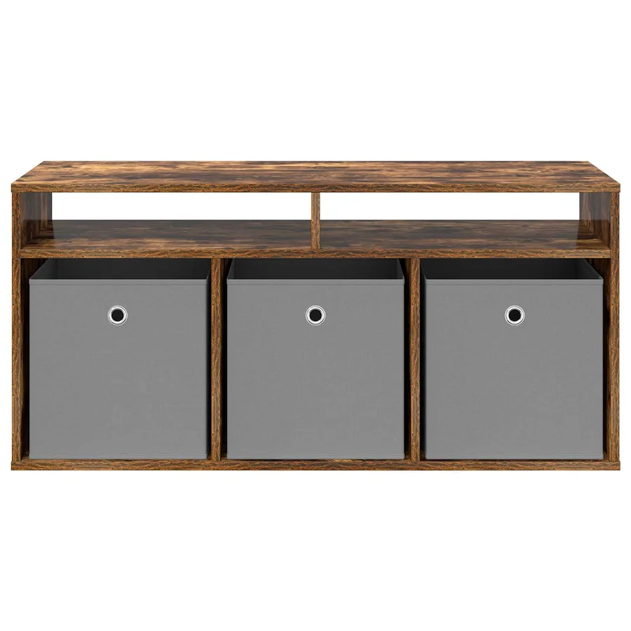 Basboard avec tiroir Chêne fumé 102 x 32 x 48,5 cm - 6