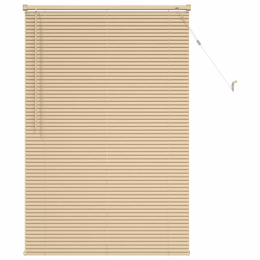 Store Vénitien Marron clair avec motif 150 x 100 cm 25 mm PVC - 2