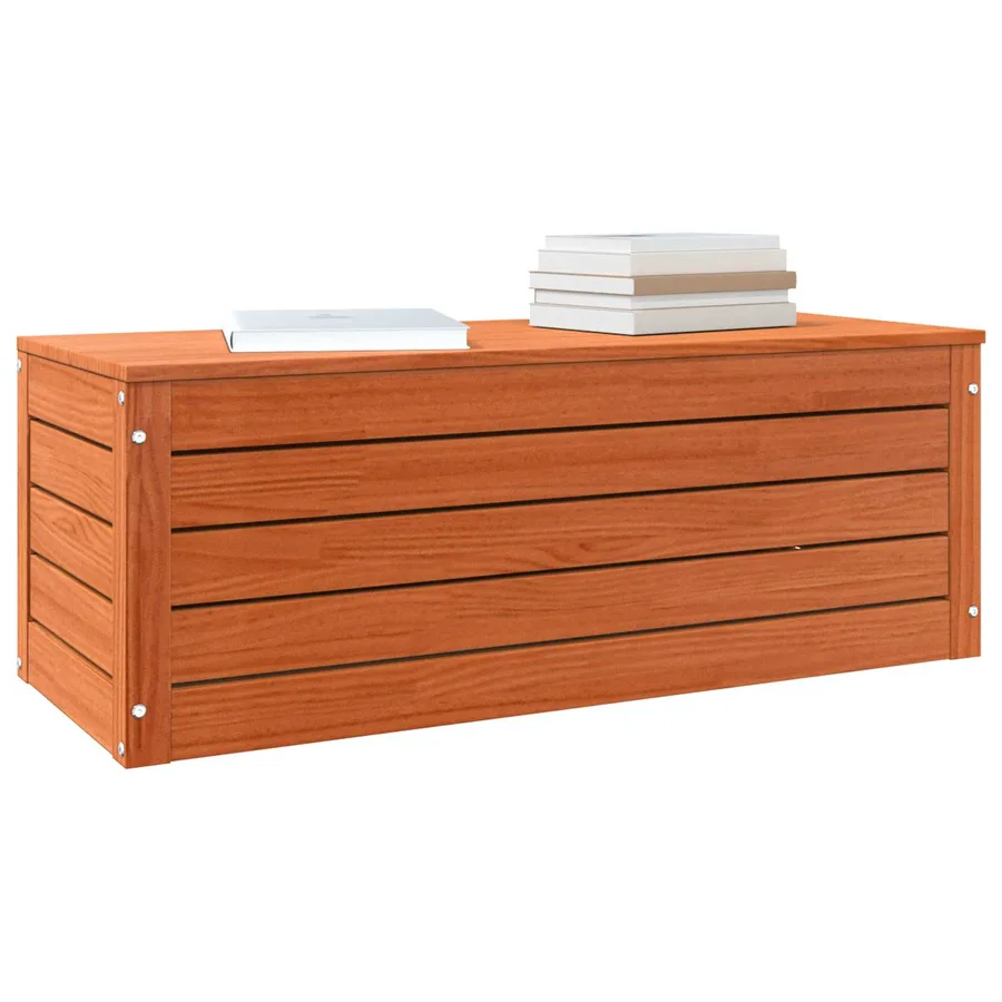 Boîte de rangement avec stockage Cire marron 89 x 36,5 x 33 cm - 3