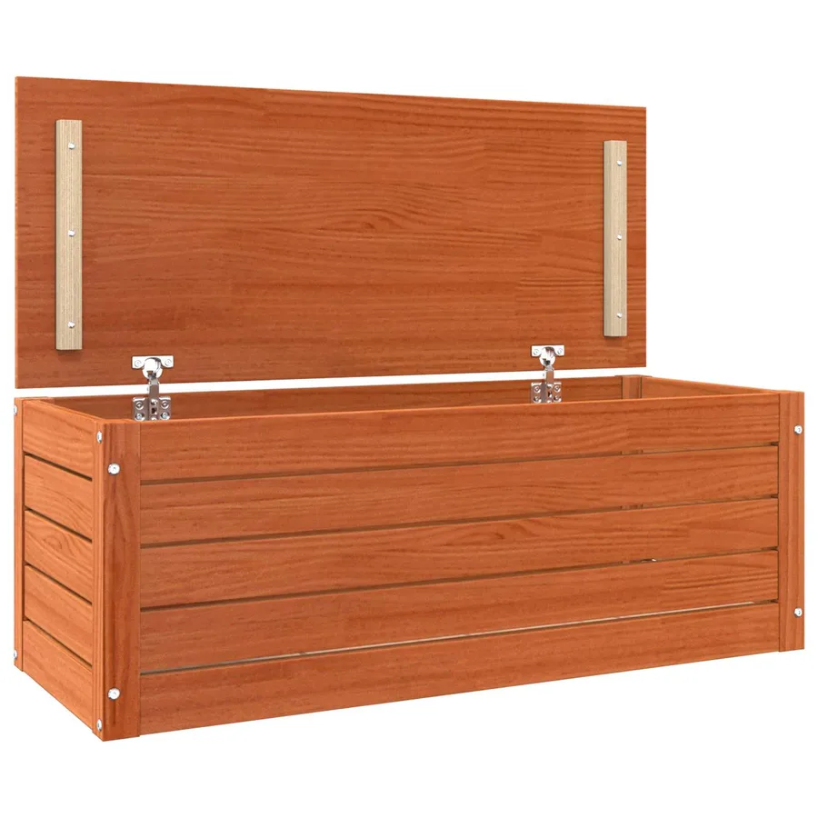Boîte de rangement avec stockage Cire marron 89 x 36,5 x 33 cm - 5