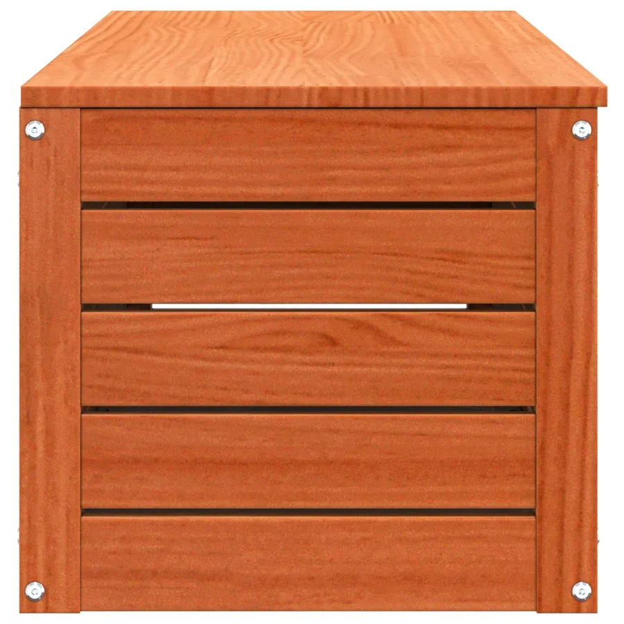 Boîte de rangement avec stockage Cire marron 89 x 36,5 x 33 cm - 7